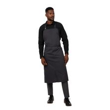 APRON BIB CHARCOAL, BRIO CHEF WORKS