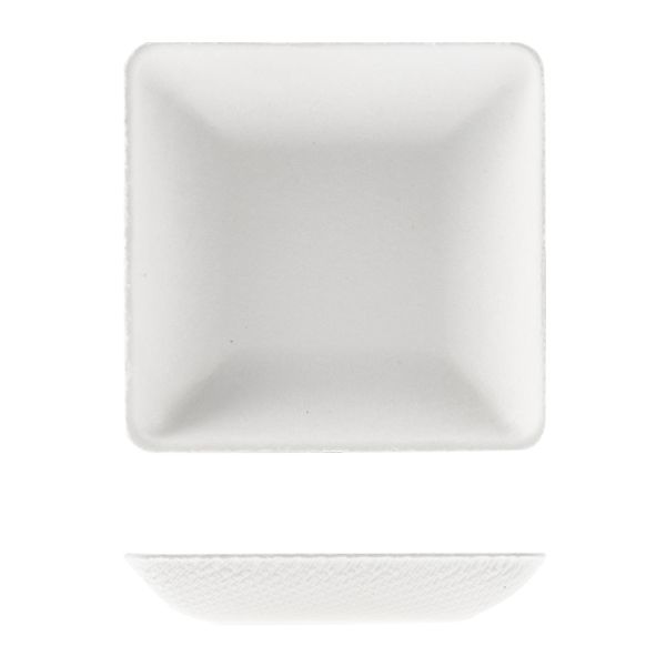 SQUARE SHAPE CANAPE DISH, 50PCES