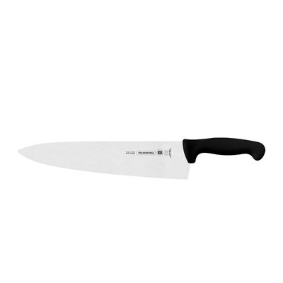 KNIFE CHEFS X WIDE  BLACK  300MM, PROFESSIONAL