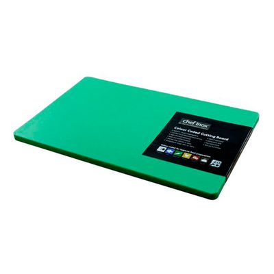 CUTTING BOARD GREEN 530X325X20MM 1/1, CI