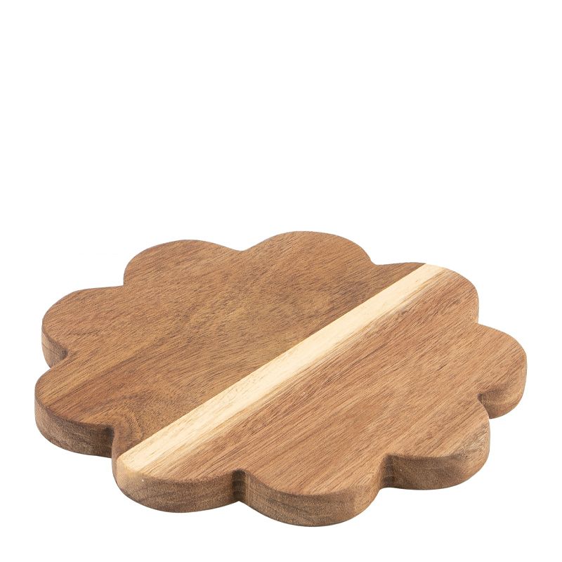 TRIVET WOODEN FLOWER, LADELLE CHELSEA