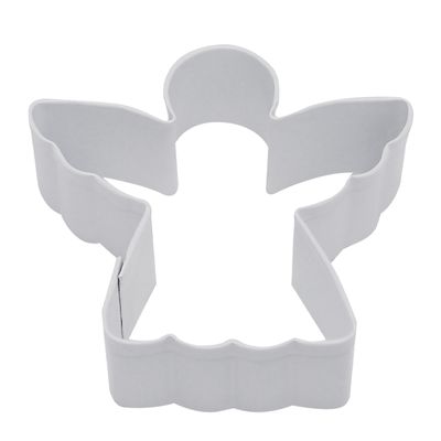 COOKIE CUTTER ANGEL 7.75CM WHITE, R&M