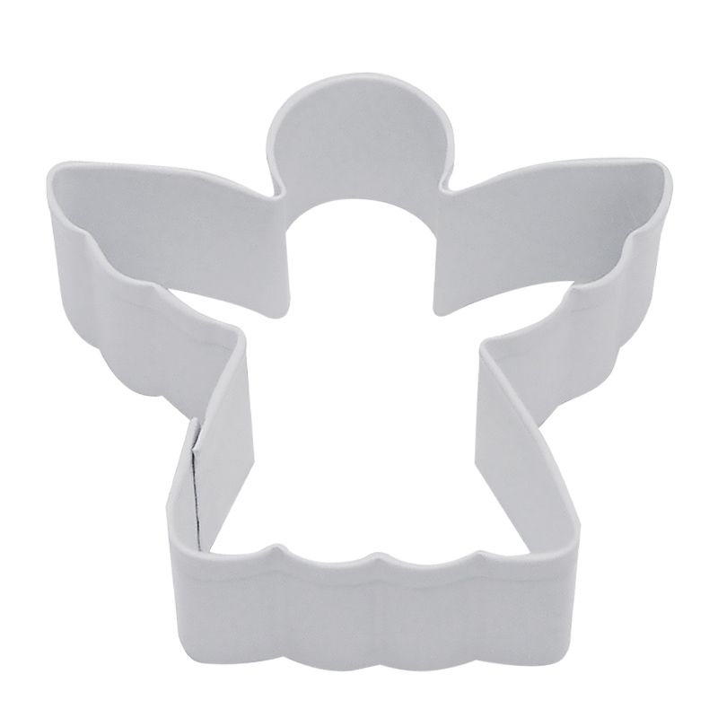 COOKIE CUTTER ANGEL 7.75CM WHITE, R&M