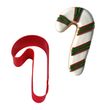 COOKIE CUTTER CANDY CANE 9CM RED, R&M