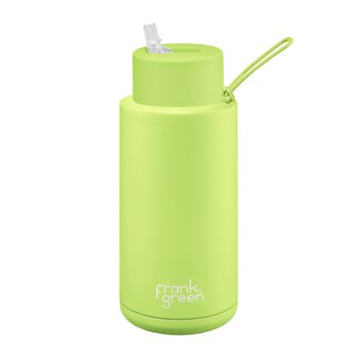 BOTTLE W/STRAW PISTACHIO 1L, F/GREEN