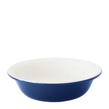 BOWL WHT W/BLUE RING 17CM, ACME CLASSIC