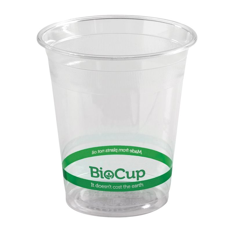 COLD CUP CLEAR PLA 200ML, BIOPAK 100PCE