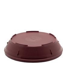 TRADITIONAL PLATE COVER INSULATED BURGUNDY PP/PU (1)