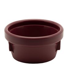 TRADITIONAL TAPER SOUP BOWL INSULATED BURGUNDY PP/PU (3)