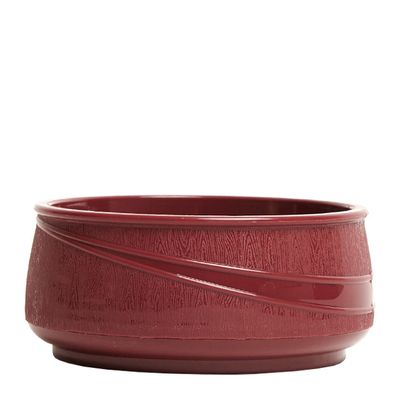 MODERNE SOUP BOWL INSULATED BURGUNDY PP/PU (36)