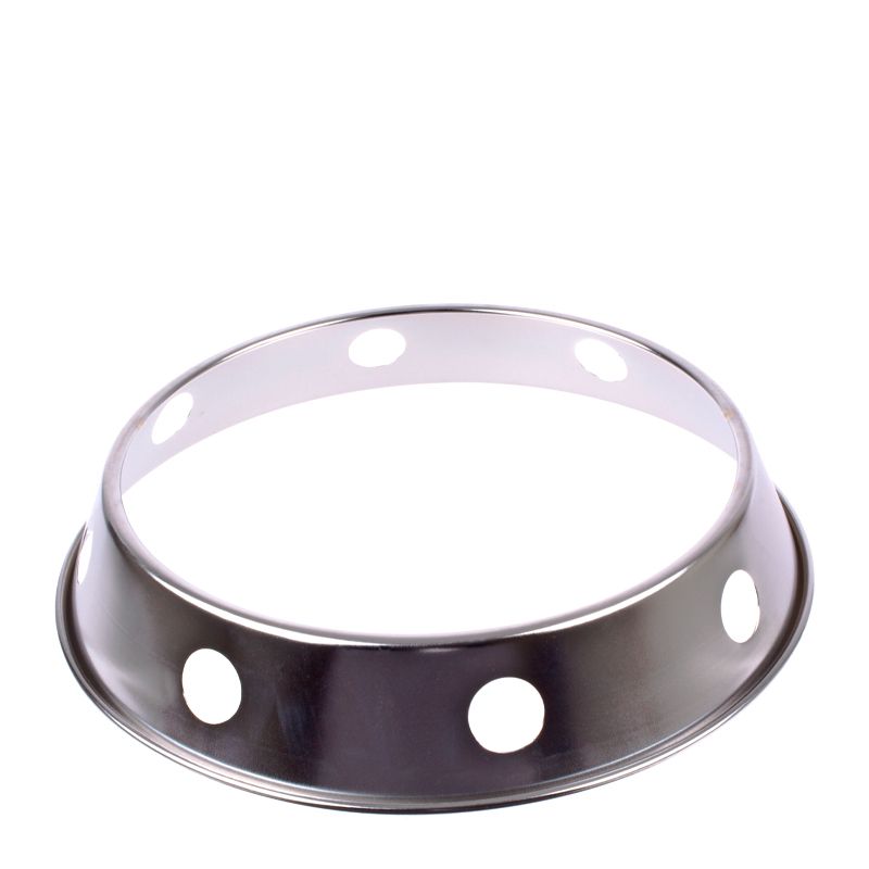 WOK RING CHROME PLATED STEEL