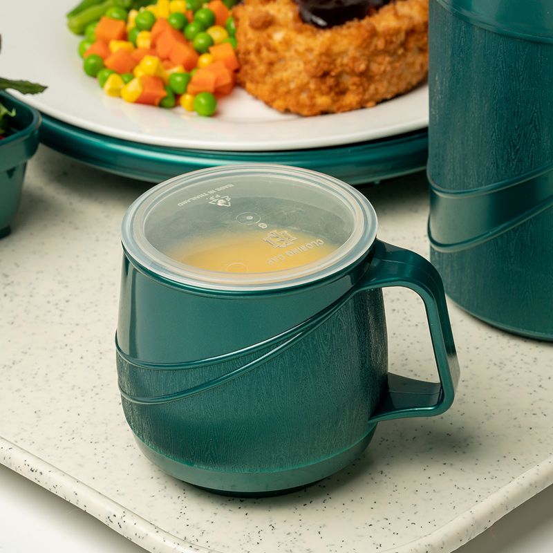 MODERNE BEV MUG INSULATED SINGLE HDLE 250ml GREEN PP/PU (32)