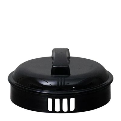 TRADITIONAL BEVERAGE POURER LID BLACK PP (9)