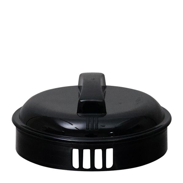 TRADITIONAL BEVERAGE POURER LID BLACK PP (9)