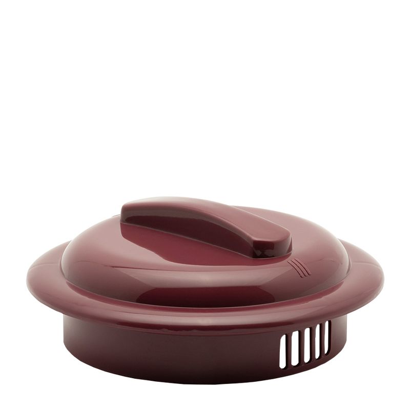 TRADITIONAL JUG 1lt LID BURGUNDY PP (11)