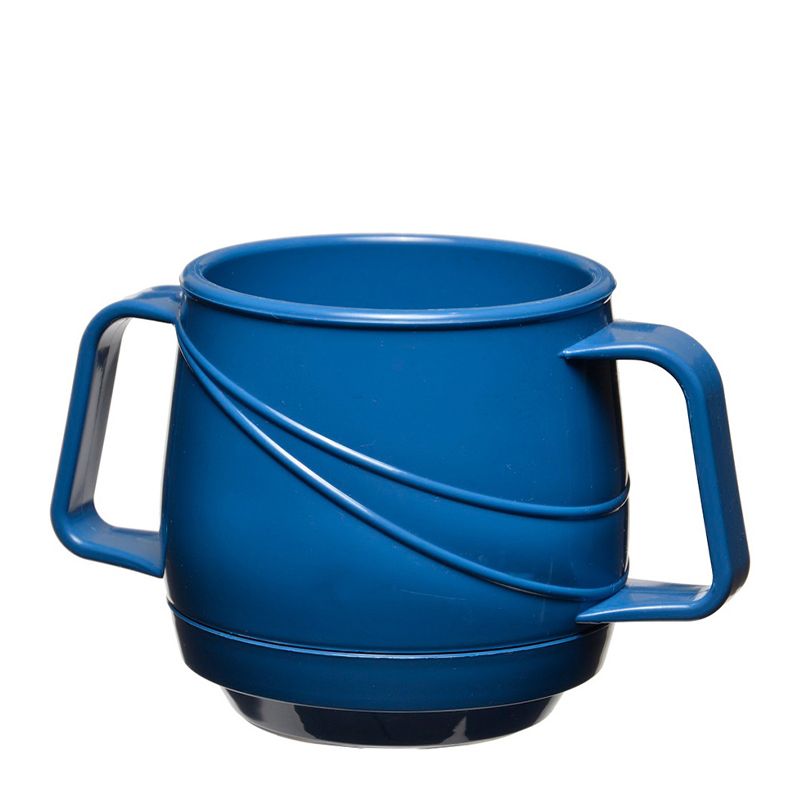 MODERNE BEV MUG INSULATED DOUBLE HDLE 250ml BLUE PP/PU (33)