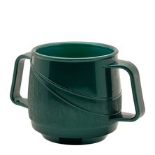 MODERNE BEV MUG INSULATED DOUBLE HDLE 250ml GREEN PP/PU (33)