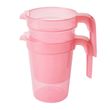 JUG GRADUATED 1lt BURGUNDY TINT PP (21)