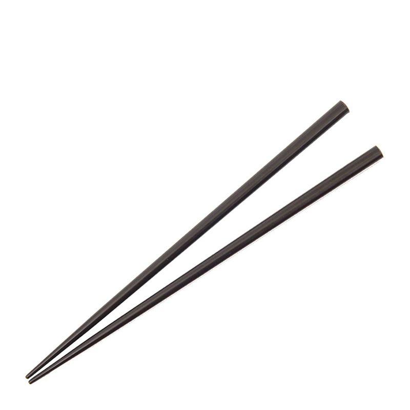 CHOPSTICKS PLAIN PAIR BLACK LACQUER