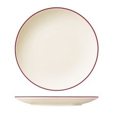 PLATE COUPE 23CM MOD MAROON, ID FINE