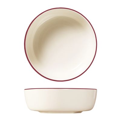 BOWL 17CM/700ML MOD MAROON, ID FINE