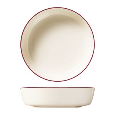 BOWL 21CM/1170ML MOD MAROON, ID FINE