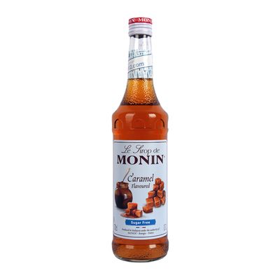 CARAMEL LOW SUGAR SYRUP 700ML, MONIN