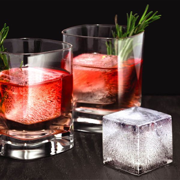 ICE CUBE TRAY BIG 2INCH BLUE TOVOLO