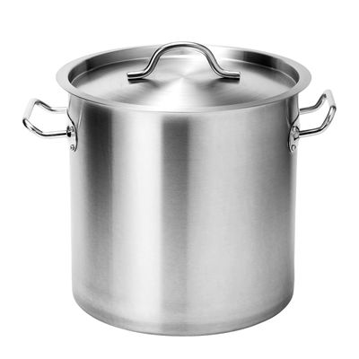 STOCKPOT W/LID 12LT 25X25CM 18/8, FORCE