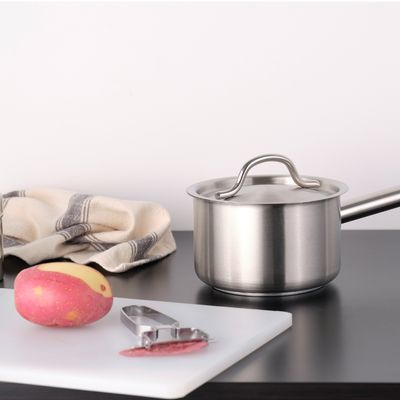 SAUCEPAN W/LID 4LT 18/8, SS FORCE