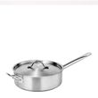 SAUTE PAN W/LID 26X8CM4.5LTR 18/8 FORCE