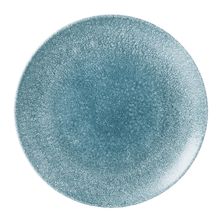 PLATE COUPE BLUE 165MM, CHURCHILL RAKU