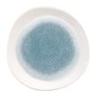 PLATE RND ORGANIC BLUE 264MM, TRACE C/HILL RAKU