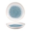 BOWL RND ORGANIC BLUE 253MM, TRACE C/HILL RAKU