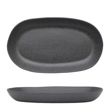 PLATTER OVAL BLACK 36X21CM, OTTAWA