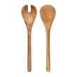 SALAD SERVERS WOODEN 2PC MANGO, BIG LOVE