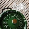 COCOTTE ROUND BASIL GREEN 24CM, STAUB