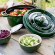 COCOTTE ROUND BASIL GREEN 28CM, STAUB