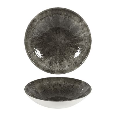 BOWL COUPE QUARTZ BLK 182MM, CHURCHILL STONE