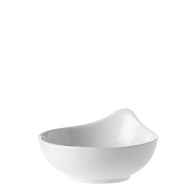 CANAPE DISH W/ HANDLE WHT, TK MINIATURES CORE