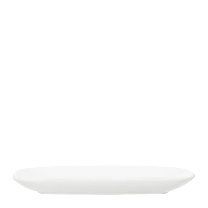 PICKLE DISH FLARED OVAL WHT 165X95X18MM