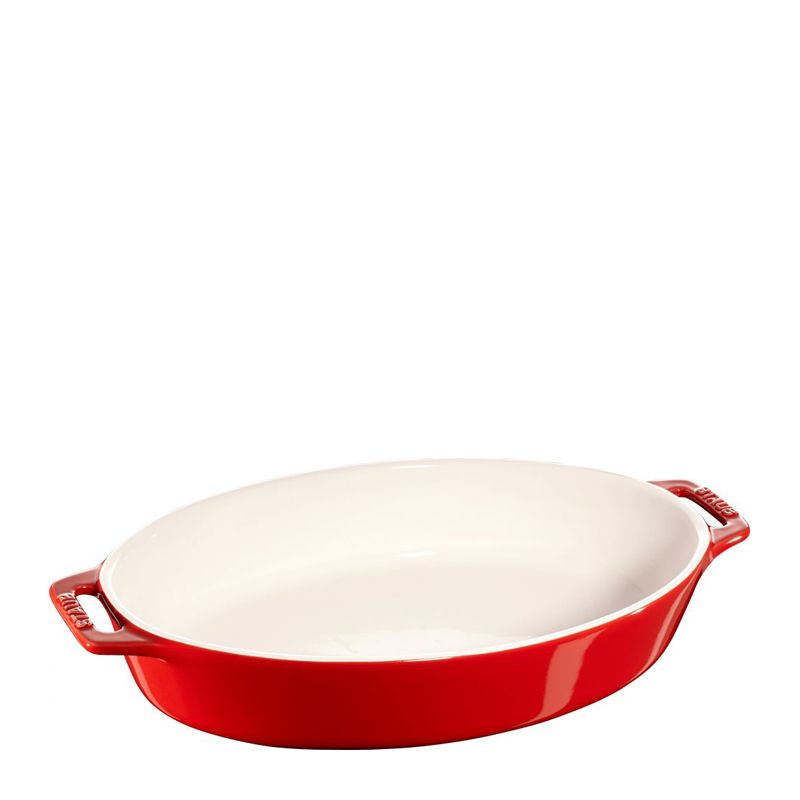 ROASTER CERAMIC CHERRY RED 29CM, STAUB