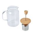 TEAPOT W/FILTER BAMBOO LID 900ML LEAF & BEAN