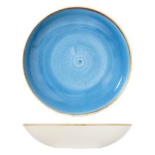 BOWL COUPE BLUE 310MM, C/HILL STONECAST