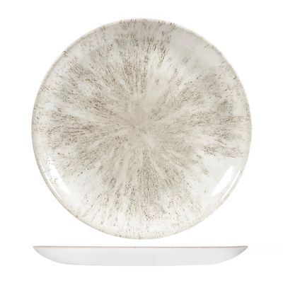 PLATE COUPE AGATE GREY 288MM, CHURCHILL STONE