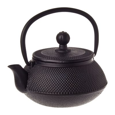 TEAPOT BLACK CAST IRON 500ML, TEAOLOGY