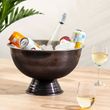 BOWL CHAMPAGNE BLACK 395X250MM D-STILL