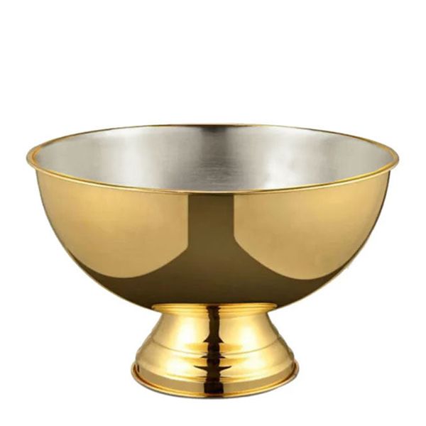 BOWL CHAMPAGNE GOLD 395X250MM D-STILL