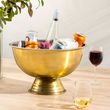 BOWL CHAMPAGNE GOLD 395X250MM D-STILL