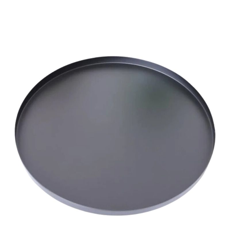 TRAY ROUND BLACK 33X2.6CM, D-STILL